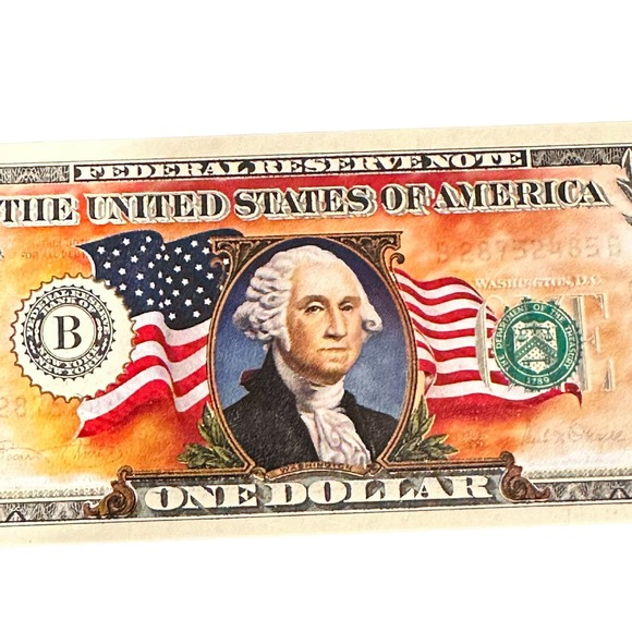 American Historic Society Colorized $1 One Dollar Bill 2001 Series Unc - Picture 5 of 10